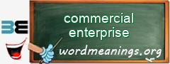 WordMeaning blackboard for commercial enterprise